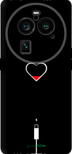 Силиконовый чехол Подзарядка сердца для Oppo Find X6 Pro - 4274u-3041 изображение 