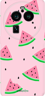 Силиконовый чехол Розовый арбуз для Oppo Find X6 Pro - 4314u-3041 изображение 