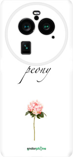 Силиконовый чехол Пион для Oppo Find X6 Pro - 4366u-3041 изображение 