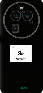 Силиконовый чехол Сарказм для Oppo Find X6 Pro - 4501u-3041 изображение 