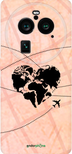 Силиконовый чехол Путешествуй для Oppo Find X6 Pro - 4607u-3041 изображение 