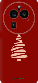 Силиконовый чехол Новогодний 15 для Oppo Find X6 Pro - 4628u-3041 изображение 