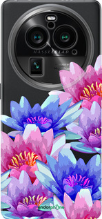 Силиконовый чехол Лотос для Oppo Find X6 Pro - 4862u-3041 изображение 