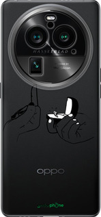 Силиконовый чехол Предложение для Oppo Find X6 Pro - 4898u-3041 изображение 