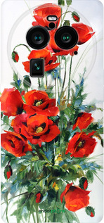 Силиконовый чехол Маки для Oppo Find X6 Pro - 523u-3041 изображение 