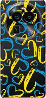 Силиконовый чехол Сердца UA для Oppo Find X6 Pro - 5292u-3041 изображение 