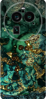 Силіконовий чохол 'Мармур золото багатство' для Oppo Find X6 Pro зображення 7