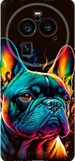 Силиконовый чехол Яркий бульдог для Oppo Find X6 Pro - 5547u-3041 изображение 