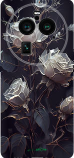 Силіконовий чехол Троянди 2 для Oppo Find X6 Pro - 5550u-3041 изображение 