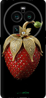 Силиконовый чехол Клубника v3 для Oppo Find X6 Pro - 5638u-3041 изображение 