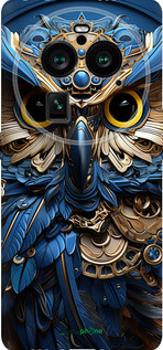 Силиконовый чехол Сова v2 для Oppo Find X6 Pro - 5649u-3041 изображение 