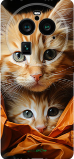 Силиконовый чехол Котики 2 для Oppo Find X6 Pro - 5664u-3041 изображение 