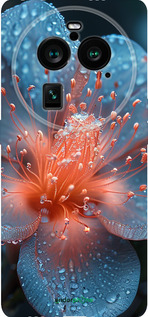 Силиконовый чехол Роса на цветке для Oppo Find X6 Pro - 6039u-3041 изображение 