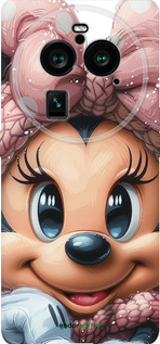 Силиконовый чехол Минни Маус с бантиком для Oppo Find X6 Pro - 6055u-3041 изображение 