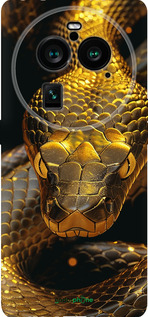 Силиконовый чехол Golden snake для Oppo Find X6 Pro - 6072u-3041 изображение 