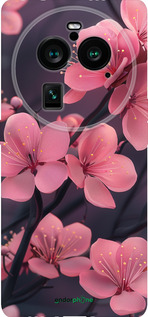 Силіконовий чохол 'Пурпурова сакура' для Oppo Find X6 Pro зображення 4