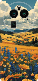Силиконовый чехол Украинское поле для Oppo Find X6 Pro - 6082u-3041 изображение 