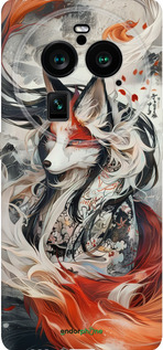 Силиконовый чехол Дух кицунэ' для Oppo Find X6 Pro - 6107u-3041 изображение 