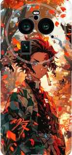 Силиконовый чехол Tanjiro для Oppo Find X6 Pro - 6130u-3041 изображение 