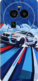 Силиконовый чехол БМВ для Oppo Find X6 Pro - 6292u-3041 изображение 