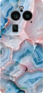 Силиконовый чехол Мрамор для Oppo Find X6 Pro - 6306u-3041 изображение 