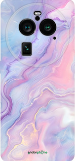 Силиконовый чехол Нежный мрамор для Oppo Find X6 Pro - 6310u-3041 изображение 