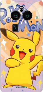 Силиконовый чехол Пикачу для Oppo Find X6 Pro - 6383u-3041 изображение 