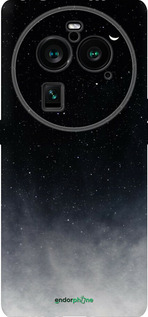 Силиконовый чехол Сині хмари, Синій місяць для Oppo Find X6 Pro - 6396u-3041 изображение 