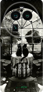 Силиконовый чехол Череп и коты для Oppo Find X6 Pro - 6432u-3041 изображение 