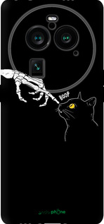 Силиконовый чехол Кошка для Oppo Find X6 Pro - 6505u-3041 изображение 