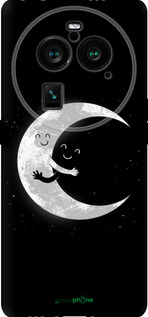 Силиконовый чехол Лунные объятия для Oppo Find X6 Pro - 6508u-3041 изображение 