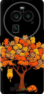 Силіконовий чехол Дерево та котики для Oppo Find X6 Pro - 6516u-3041 изображение 