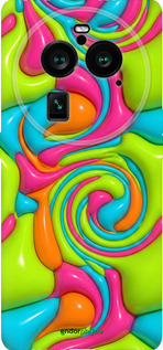 Силиконовый чехол Y2K Jelly Dream для Oppo Find X6 Pro - 6780u-3041 изображение 