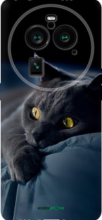 Силіконовий чохол 'Димчастий кіт' для Oppo Find X6 Pro зображення 2