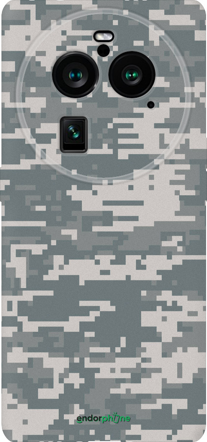 Силиконовый чехол Камуфляж для Oppo Find X6 Pro - 1085u-3041 изображение 