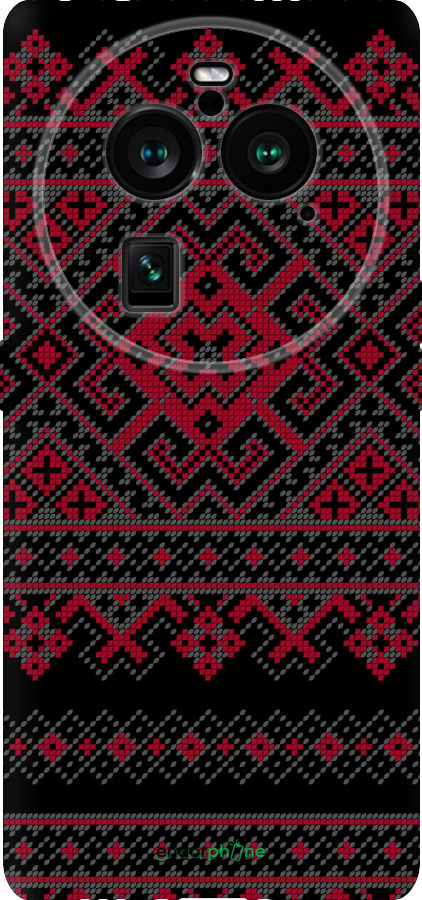 Силіконовий чехол Вишиванка 52 для Oppo Find X6 Pro - 1763u-3041 изображение 