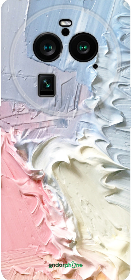 Силиконовый чехол Пастель v1 для Oppo Find X6 Pro - 3981u-3041 изображение 