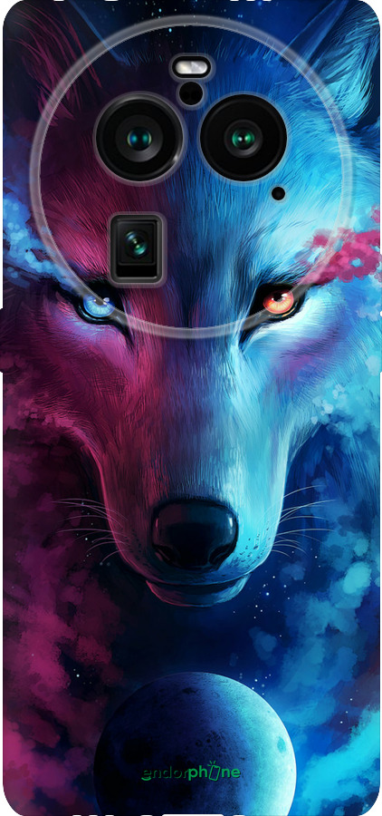Силиконовый чехол Арт-волк для Oppo Find X6 Pro - 3999u-3041 изображение 