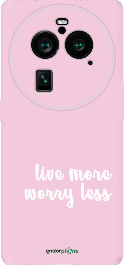 Силиконовый чехол Живи больше для Oppo Find X6 Pro - 4347u-3041 изображение 