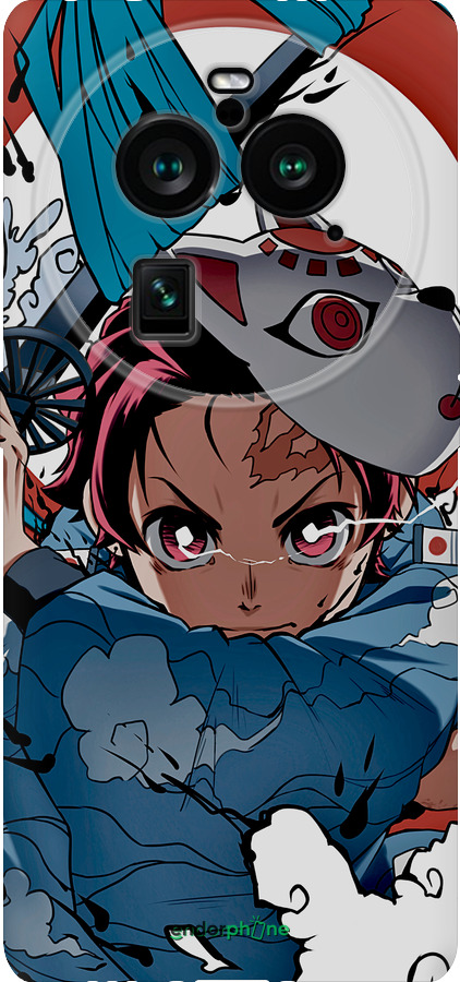 Силиконовый чехол Танджиро Камадо для Oppo Find X6 Pro - 5574u-3041 изображение 