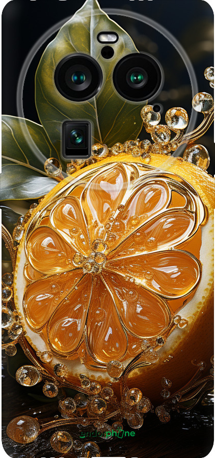 Силиконовый чехол Лимон для Oppo Find X6 Pro - 5647u-3041 изображение 