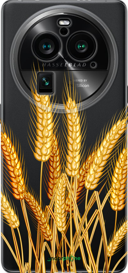 Силіконовий чехол Колоски пшениці для Oppo Find X6 Pro - 5866u-3041 изображение 