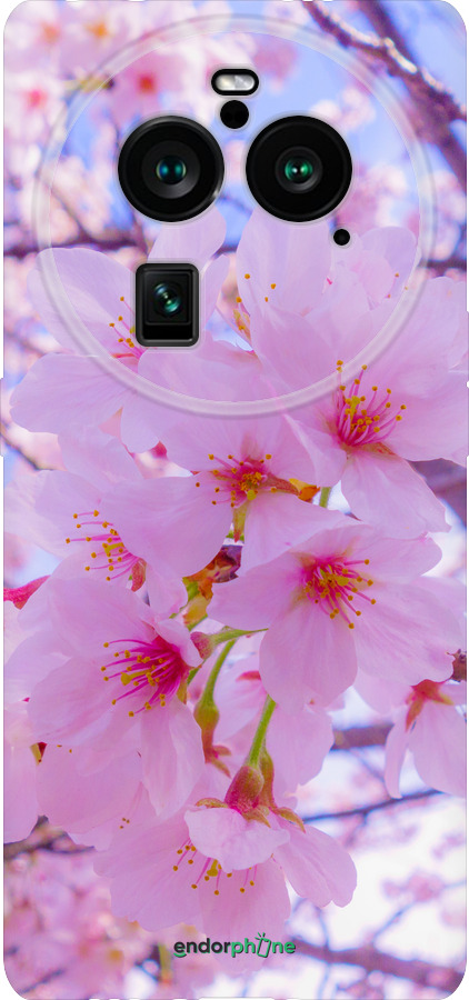 Силиконовый чехол Сакура для Oppo Find X6 Pro - 6029u-3041 изображение 