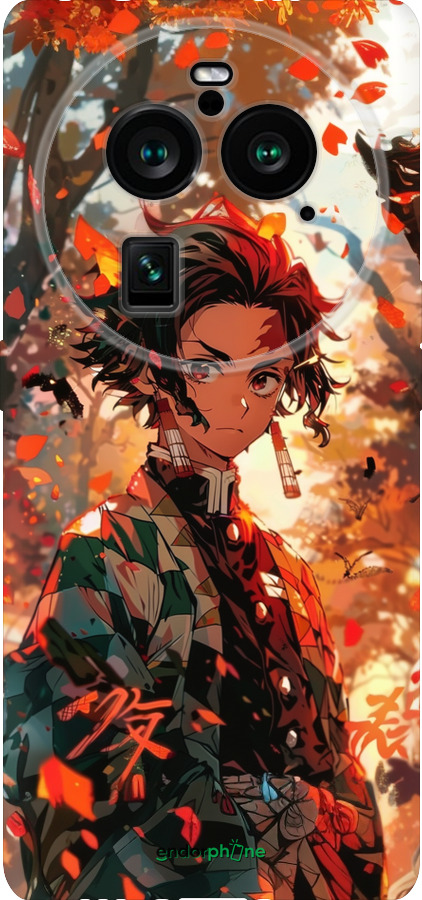 Силиконовый чехол Tanjiro для Oppo Find X6 Pro - 6130u-3041 изображение 