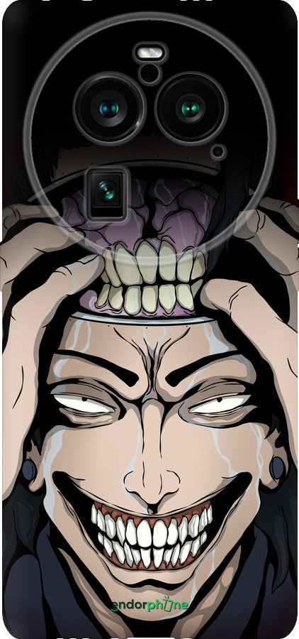 Силиконовый чехол Магическая Битва Kenjaku для Oppo Find X6 Pro - 6151u-3041 изображение 