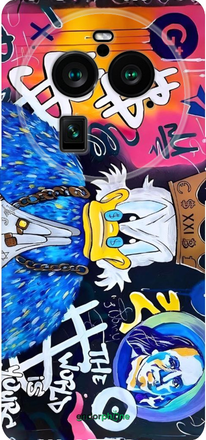 Силиконовый чехол Скрудж 2 для Oppo Find X6 Pro - 6285u-3041 изображение 