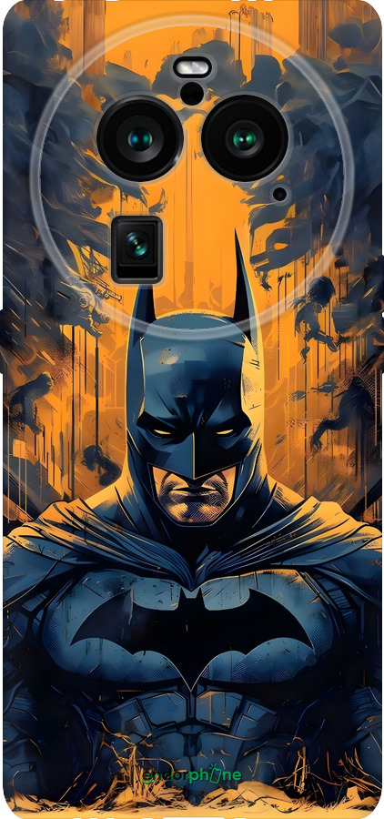 Силиконовый чехол Бэтмен для Oppo Find X6 Pro - 6335u-3041 изображение 