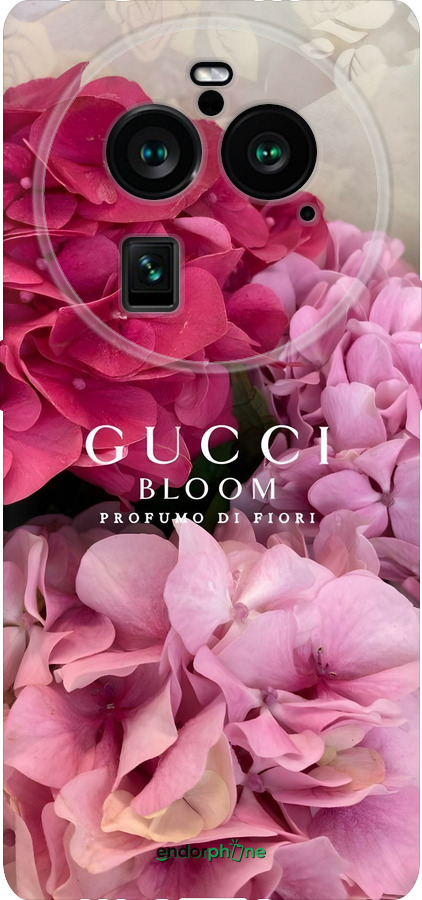 Силиконовый чехол Гучи для Oppo Find X6 Pro - 6341u-3041 изображение 