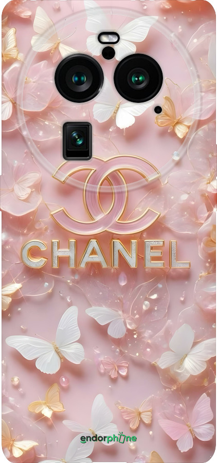 Силиконовый чехол Шанель для Oppo Find X6 Pro - 6366u-3041 изображение 