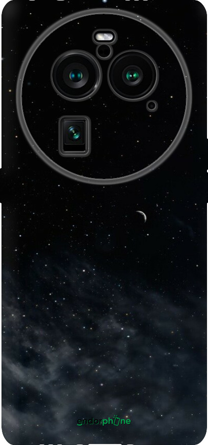 Силиконовый чехол Ночное небо для Oppo Find X6 Pro - 6451u-3041 изображение 